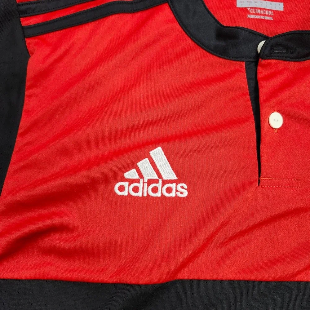 Adidas Flamengo Guerrero #9 Climacool Soccer Jersey Mens Small Brazil Red Black